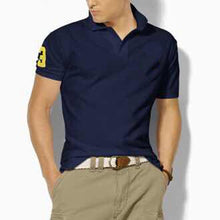 Load image into Gallery viewer, hombre big pony high quality polo top Men Short sleeve Casual rugby Shirt camisa embroidered homme polo masculine