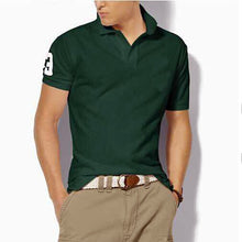 Load image into Gallery viewer, hombre big pony high quality polo top Men Short sleeve Casual rugby Shirt camisa embroidered homme polo masculine