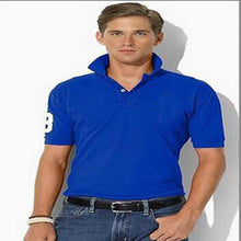 Load image into Gallery viewer, hombre big pony high quality polo top Men Short sleeve Casual rugby Shirt camisa embroidered homme polo masculine