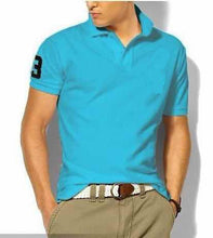 Load image into Gallery viewer, hombre big pony high quality polo top Men Short sleeve Casual rugby Shirt camisa embroidered homme polo masculine
